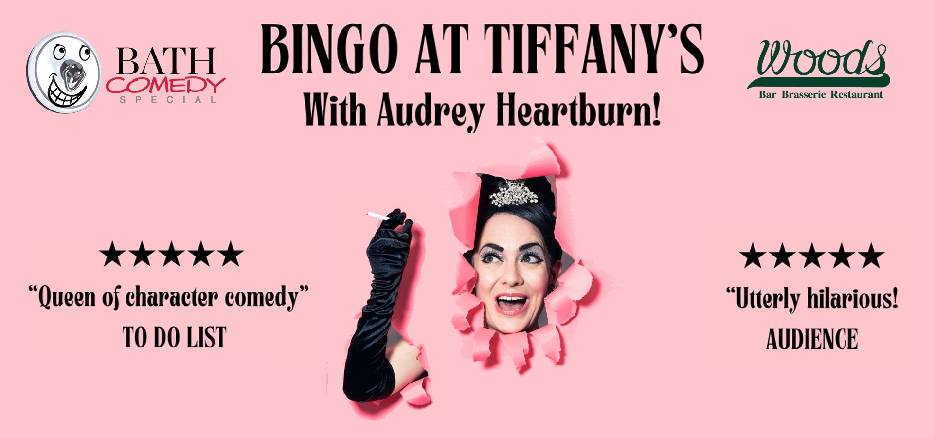 Bingo at Tiffany's with Audrey Heartburn